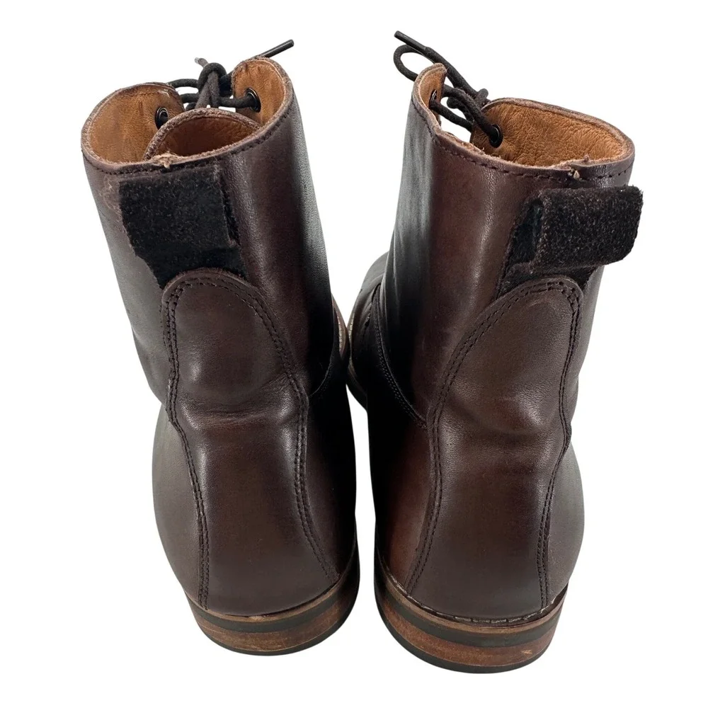 JackThreads Alexander Dark Brown Leather Lace Up Boots‎ FW2016-AXP-102 Size 10.5